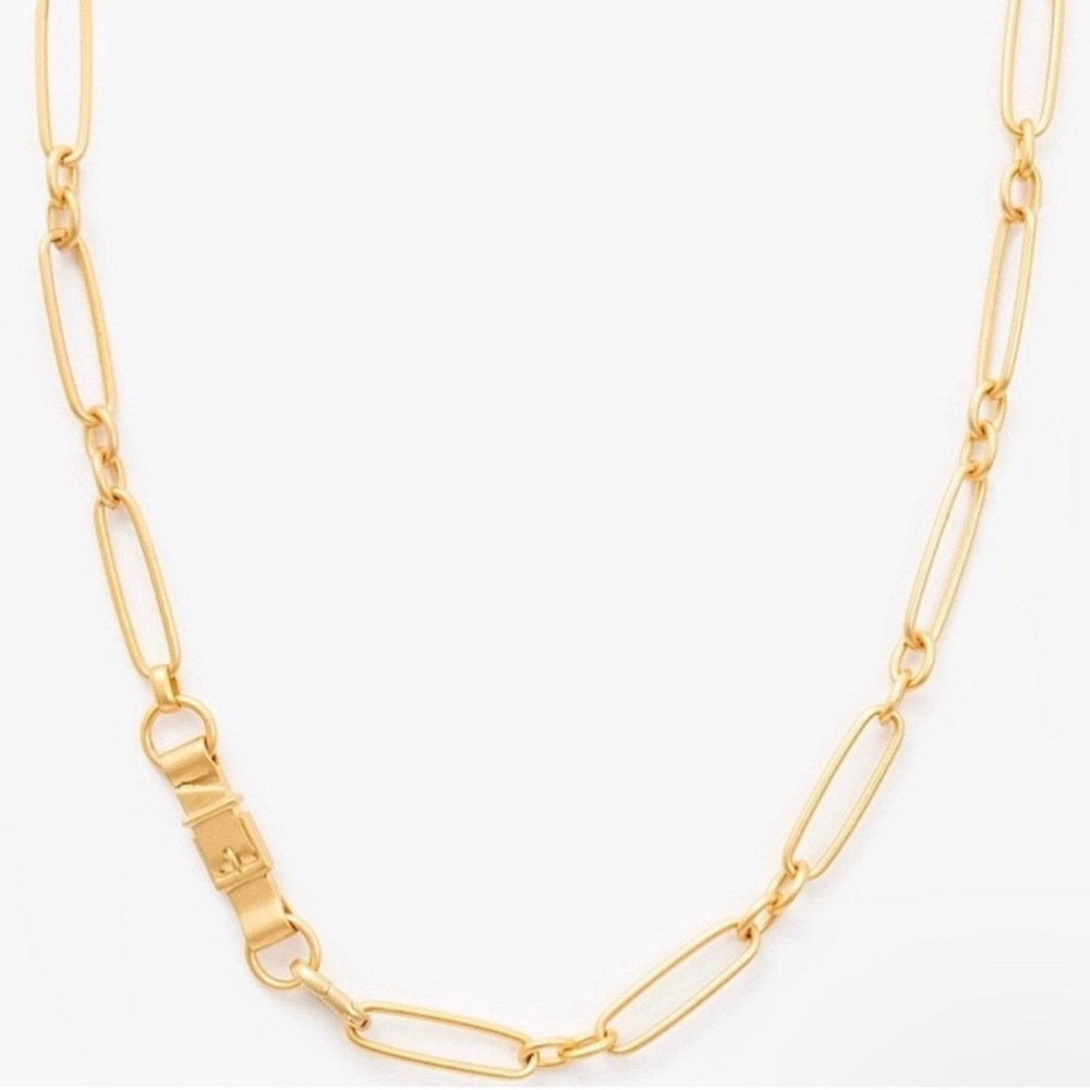 💋 Clare V Convertible Gold Link Chain Necklace